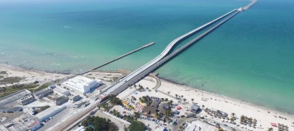 Muelle de Progreso Yucatán, el más largo del mundo - CUBREPACK
